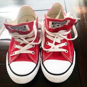 Red Chuck Taylor All Star Low Top Shoe